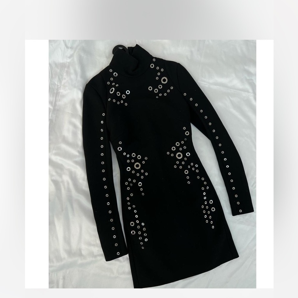 Mugler Pre fall 2015 grommet dress